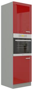 Stolarz Lempert kuchyňská linka ROSE, červená lesk + sestava: 230/270 cm