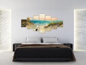 Obraz - Písečná pláž (210x100 cm)