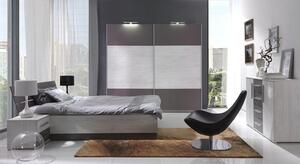 Maridex postel s úložným prostorem D04 + Barevné provedení San remo/ šedá