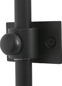 Steinhauer Nástěnné světlo Sparkled Light 4151ZW, černá/bambus přírodní, E27, Černá, Obývací pokoj / jídelna, kov