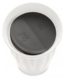 CLICK hrnek na kávu s sebou 0,35 l KOZIOL (Barva-bílá/černá)