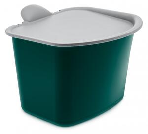 BIBO odpadkový box KOZIOL (Barva-Tmavě zelená/šedá)