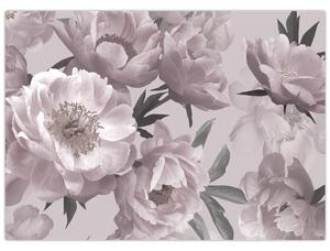 Obraz - Vintage květy pivoněk (70x50 cm)