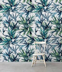 Fototapeta Modré palmové listy Samolepící 250x250cm