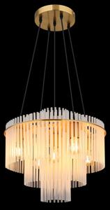 Globo 15698H1M - Lustr na lanku GORLEY 5xE27/60W/230V zlatá
