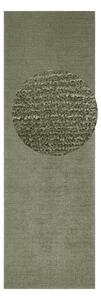 Tmavě zelený běhoun Mint Rugs Supersoft, 80 x 250 cm