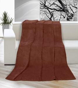 Bellatex Přikrývka Korall micro Hnědá - 150x200 cm