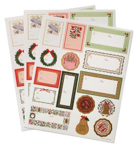 Vánoční samolepky Chrismastide – set 3 archů