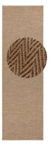 Hnědý běhoun BT Carpet Nature 500, 80 x 250 cm
