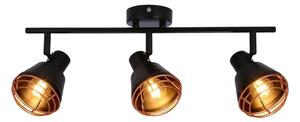 Bodové svítidlo NERIA 3xE14/40W/230V černá/měděná