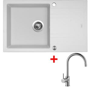 Set Sinks Linea 780 XC Milk + Vitalia chrom