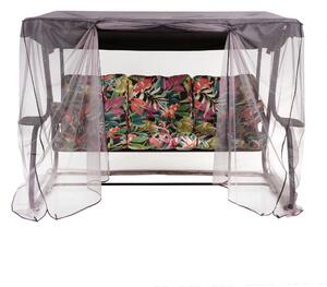 Zahradní houpačka s moskytiérou a s bočními stolky Celebes Plus Black Edition G052-23IB PATIO 448783