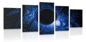 5-dílný obraz tajemné vzory