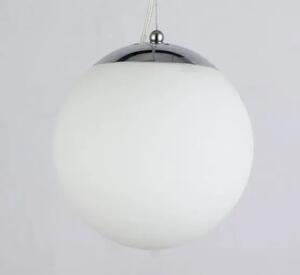 Kovový lustr bílé Ball 20