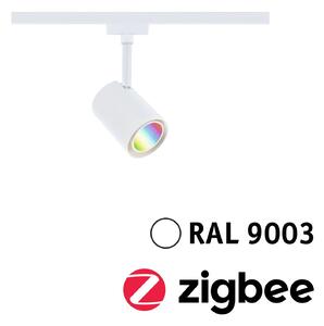 P 95663 URail LED lištový spot Smart Home Zigbee 3.0 Luxe GU10 4,8W RGBW+ stmívatelné 230V bílá - PAULMANN