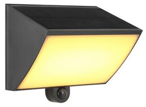 Brilliant - LED Solární nástěnné svítidlo SIERRA LED/6W/3,7V 2000 mAh IP54 černá