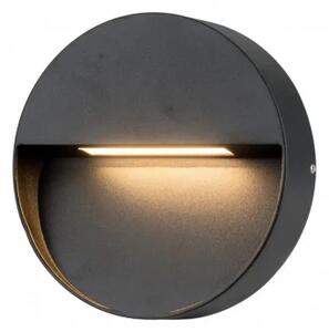 LED vnější nástěnné osvětlení Casoria R tmavě šedá
