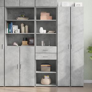 Skříň highboard betonově šedá 50x42,5x185 cm kompozitní dřevo 3281458