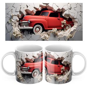 Keramický Hrníček Retro Auto 450ml
