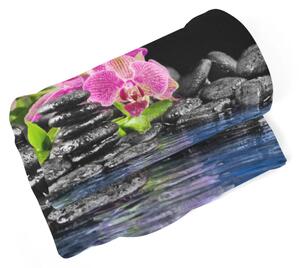 Sablio Deka Orchidej na kamenech - 150x120 cm