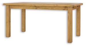 Dřevěný selský stůl 90x150cm MES 13 B - K03 bílá patina/K11 lak - ATYP