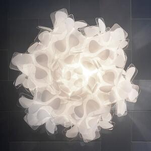Slamp Clizia Mama Non nástěnné světlo bílá Ø53cm, stmívatelný, Bílá / opál, Obývací pokoj / jídelna, Plast, Design, Stropní svítidlo