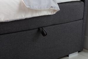 Eltap postel Alice boxspring + šíře postele: 160 cm, látka Sawana 05, šedá, na úvodní fotce