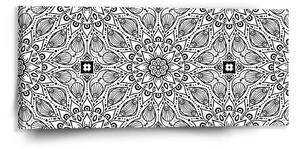 Sablio Obraz Bílé mehendi - 110x50 cm