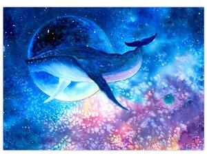 Obraz - Vesmírná velryba (70x50 cm)