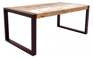Konferenční stolek Retro 110x45x60 z recyklovaného mangového dřeva