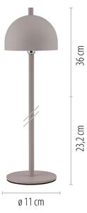 Schöner Wohnen 19244-39 - LED Stm. stolní lampa BELLIS LED/2,5W/5V IP54 šedá