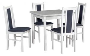 Drewmix jídelní stůl MAX 9 + deska stolu bílá, nohy stolu bílá