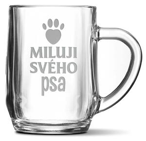 Sablio Půllitr Miluji svého psa: 0,5