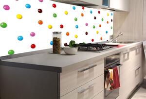 DIMEX | Fototapeta do kuchyně Lentilky KI-180-229 | 180 x 60 cm | vícebarevná