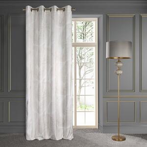 ZATEMŇOVACÍ ZÁVĚS NA KROUŽCÍCH LIMITED COLLECTION LUNA2 140X250 CM BÍLÁ