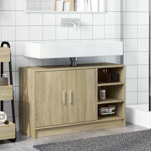 Skříňka pod umyvadlo dub sonoma 90x29x55 cm kompozitní dřevo
