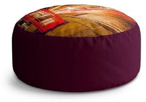 Sablio Taburet Circle Noční Londýn: 38x48 cm