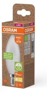 LED Žárovka z recyklovaného plastu B39 E14/7,5W/230V 2700K - Osram