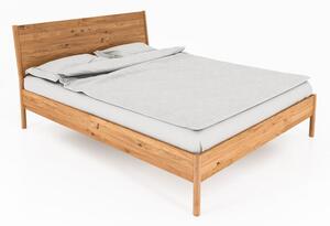 Jednolůžková postel z dubového dřeva 90x200 cm v přírodní barvě Pola – The Beds
