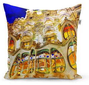Sablio Polštář Barcelona Gaudi Casa Batllo 1 - 40x40 cm