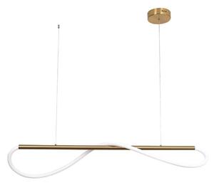 LED Lustr na lanku MELECA LED/24W/230V 3000/4000/6000K 100 cm zlatá