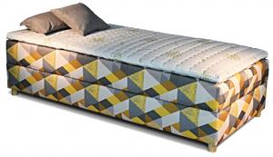 New Design Čalouněná postel NOVO + topper Rozmer.: 80 x 200 cm