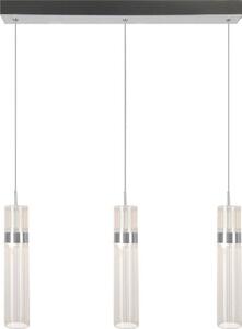 LED Lustr na lanku AMBIENTE 3xLED/6W/230V 3000/4000/6000K lesklý chrom