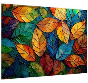 Obraz - Mozaika z listů (70x50 cm)