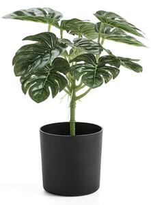 AJ Produkty Umělá rostlina EVERGREEN, monstera, výška 250 mm, 1 ks
