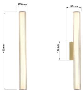 LED Koup. osvětlení zrcadla LINEA LED/8W/230V 3000/4000/6000K IP44 45 cm zlatá