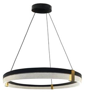 LED Lustr na lanku TRIANGLE LED/40W/230V 3000/4000/6000K pr. 60 cm černá