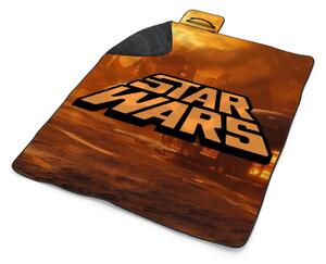 Sablio Plážová deka Star Wars Lávová planeta: 200x140 cm