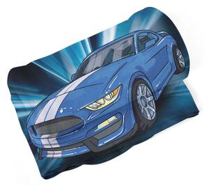 Sablio Deka Mustang Modré pozadí - 150x120 cm