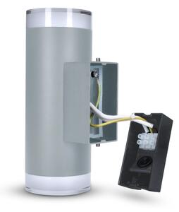 Brilagi - Venkovní nástěnné svítidlo MATERA 2xGU10/30W/230V šedá IP54